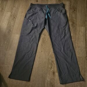 FIGS Cargo‎ Scrub Pants Mens Large Gray Relaxed Fit